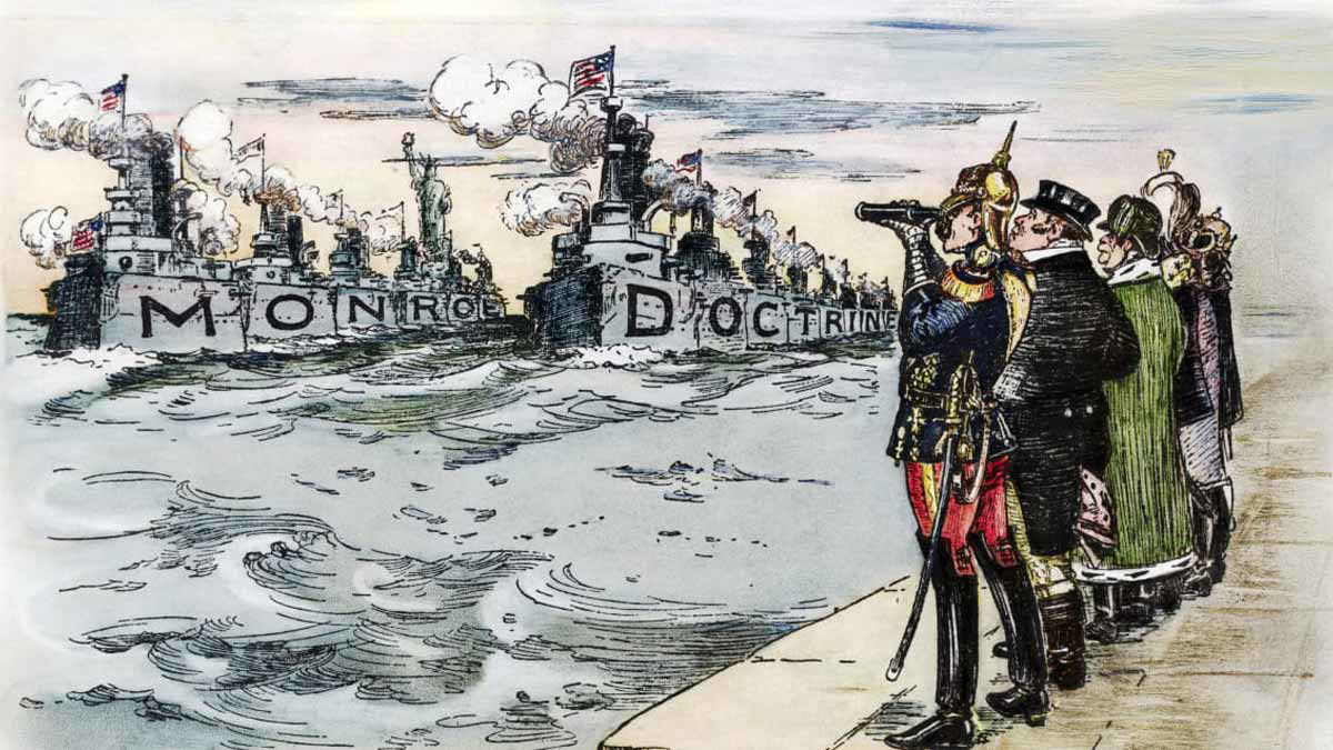 monroe doctrine cartoon