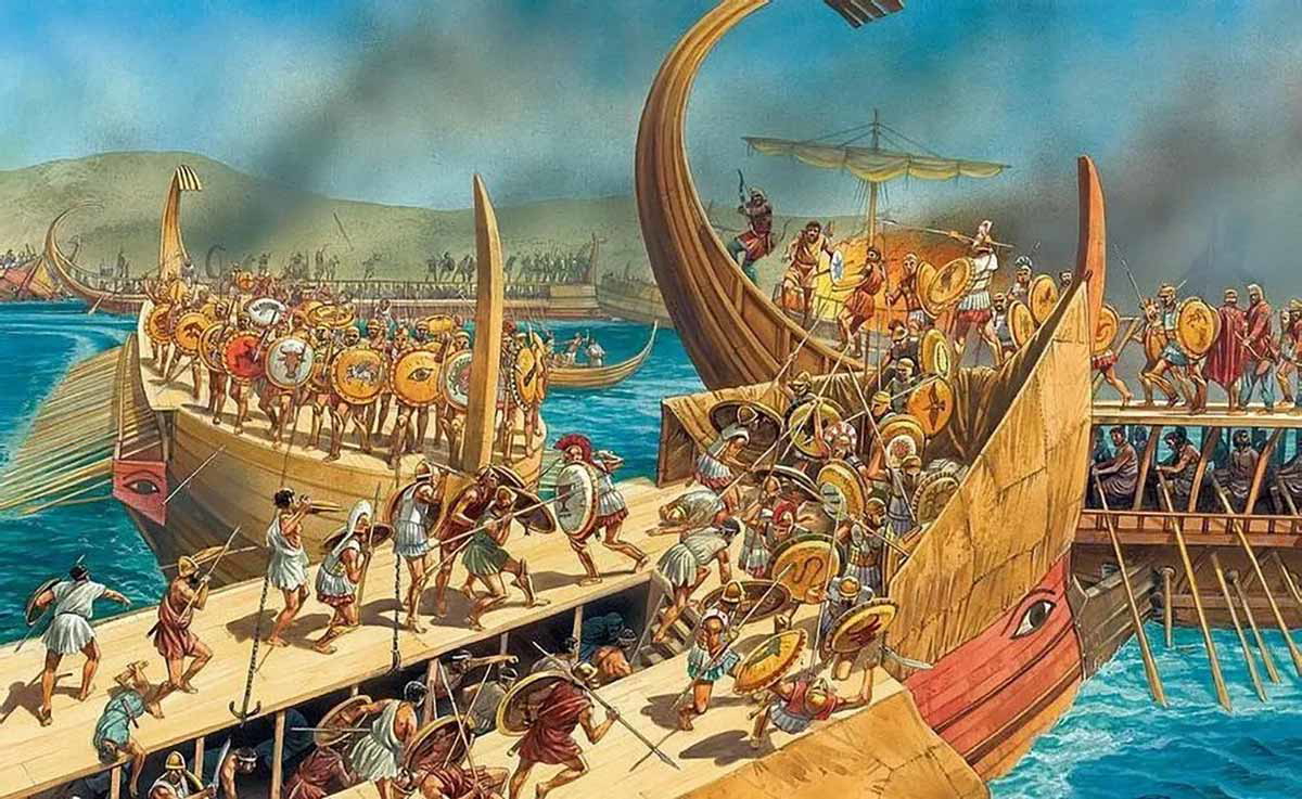 athenian and spartan fleet battle of aegospotami