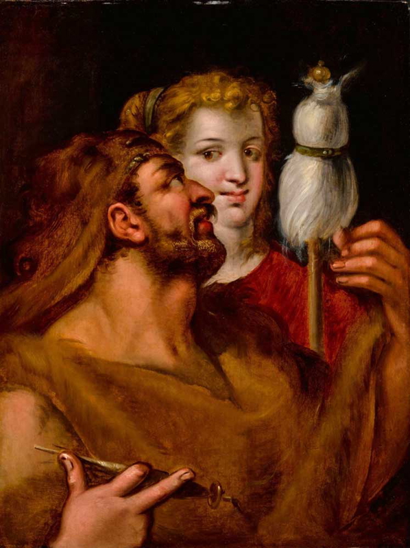 peter paul rubens painting hercules omphale