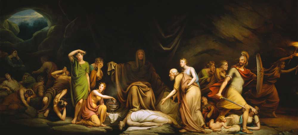 rembrandt peale court of death painting