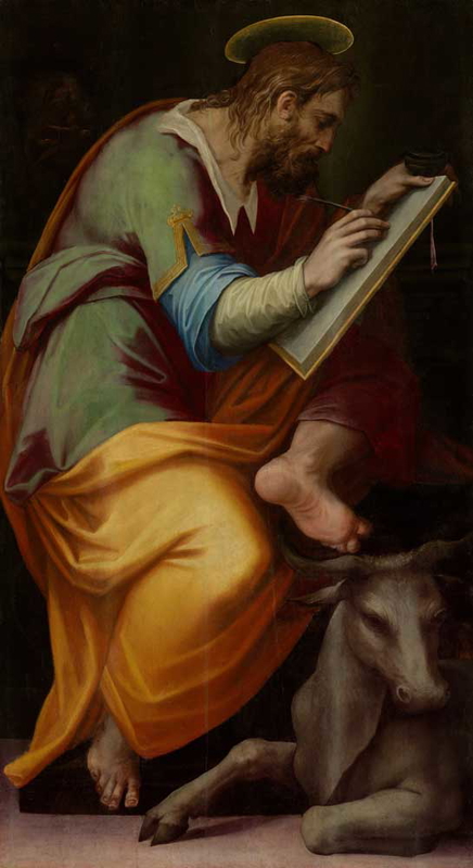 saint luke visari painting