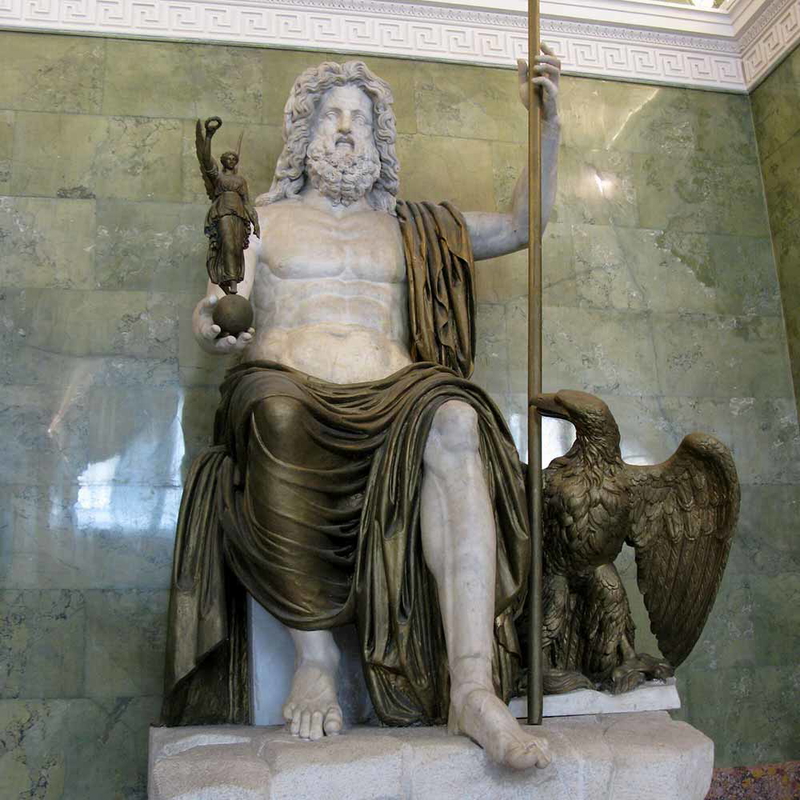 statue roman god jupiter