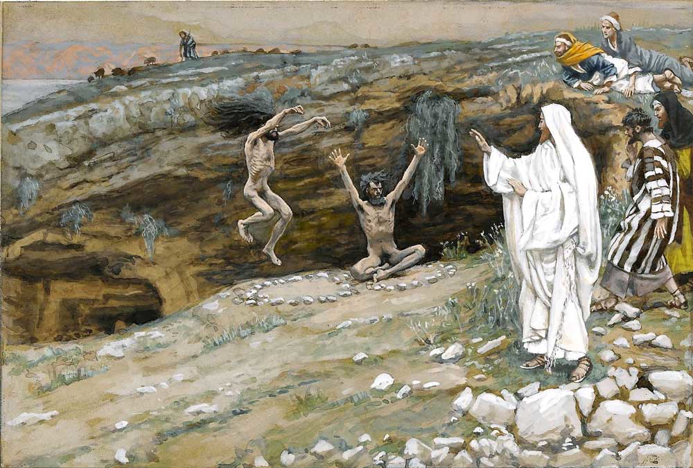 tissot two possessed devils painting