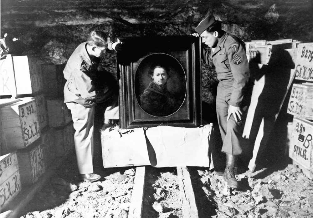 monuments men and women rembrandt painting
