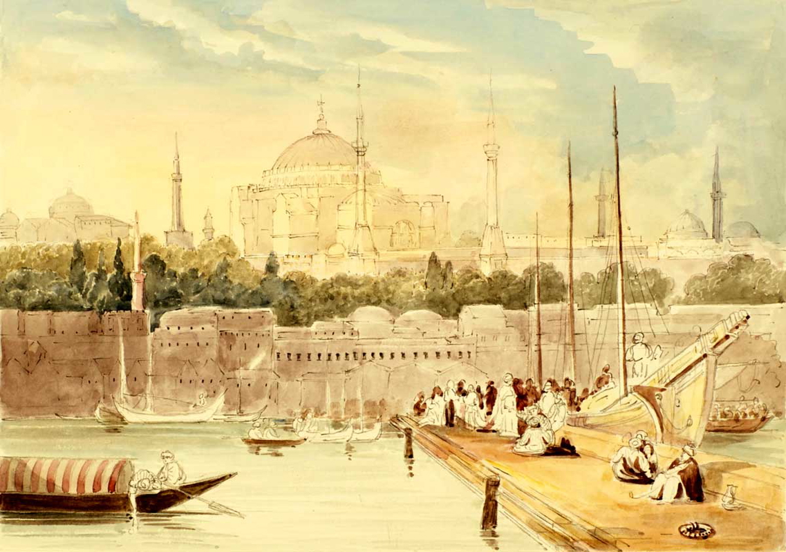 volume watercolours ottoman empire