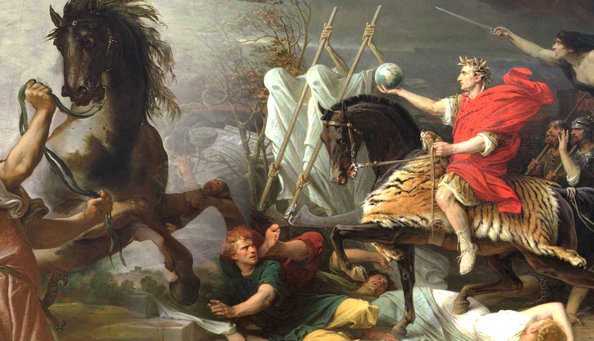 yvon caesar rubicon canuti alexander painting