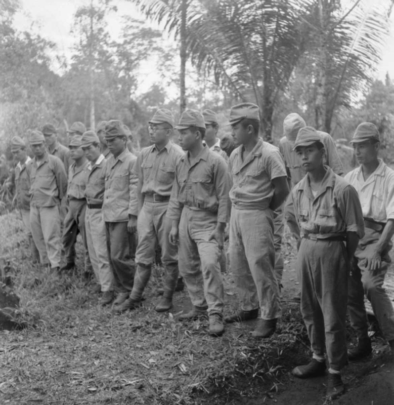 Japanese Occupation kempeitai soldiers photo 1945
