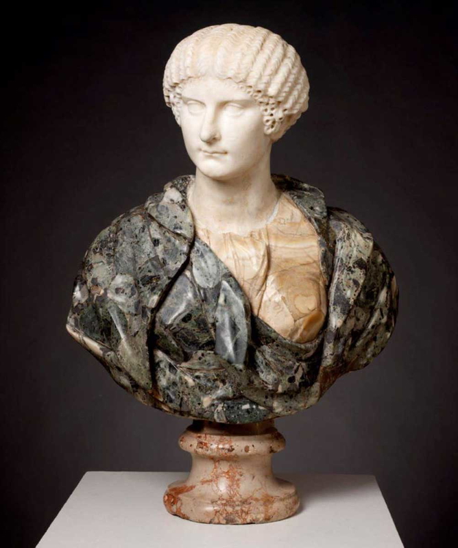 agrippina younger marble bust ancient world