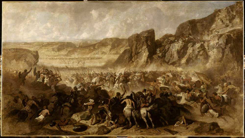 battle of cunaxa adrien guignet