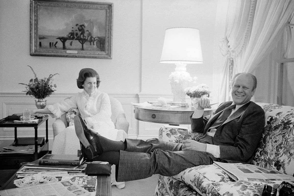 betty gerald ford in white house