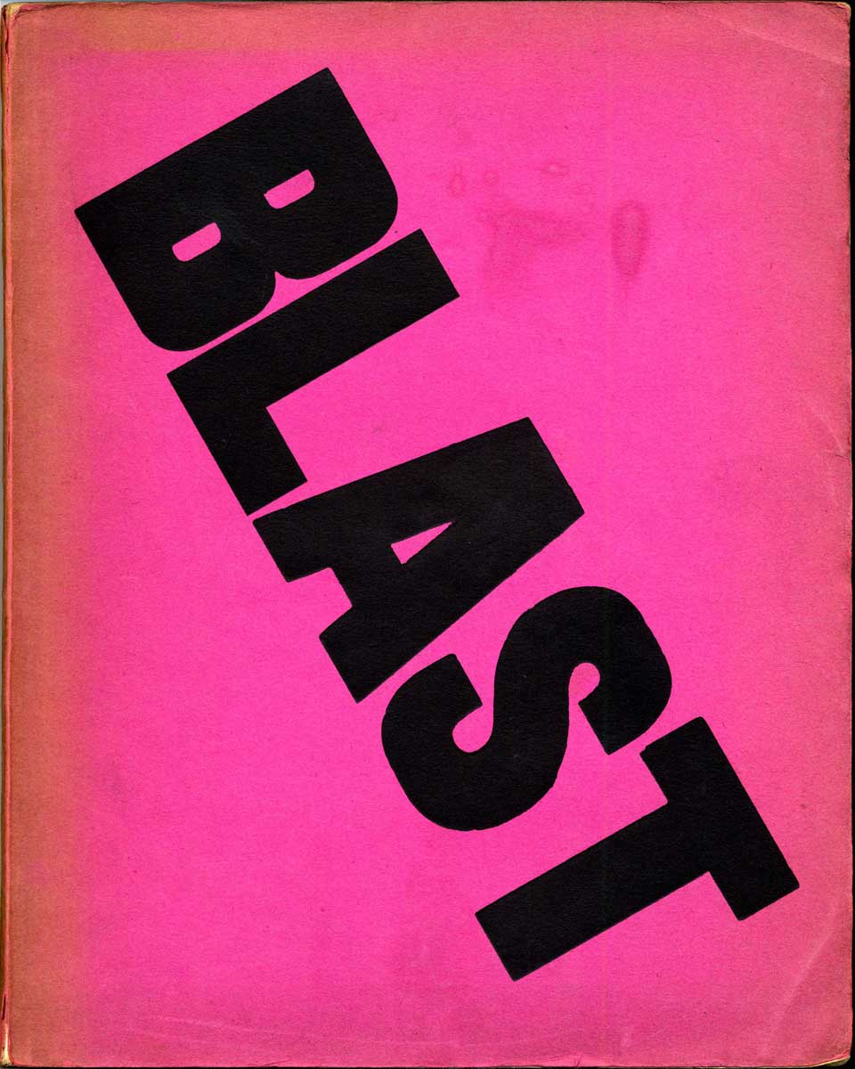 blast front cover first issue vorticism