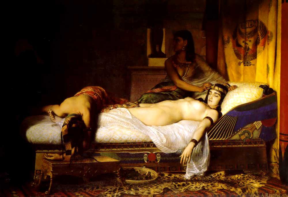 cleopatra death painting