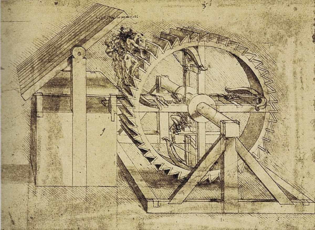 da vinci engineer machine gun