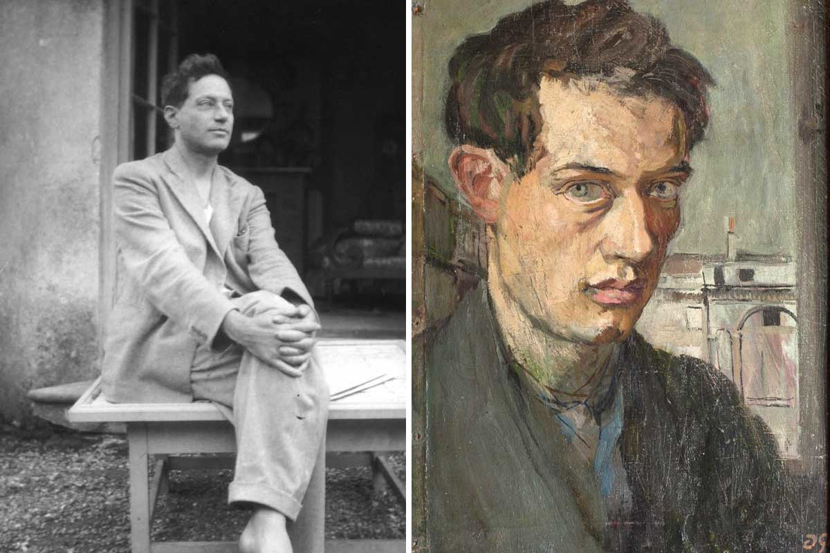 duncan grant photo and self portrait