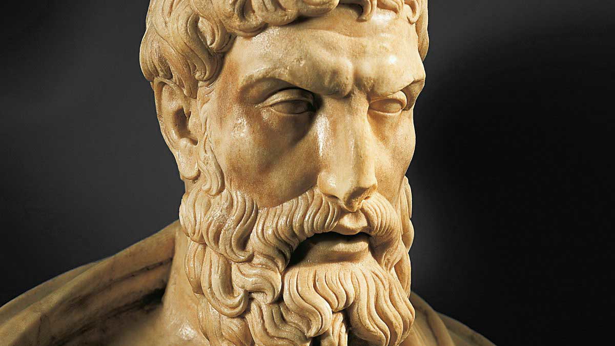 epicurus statue