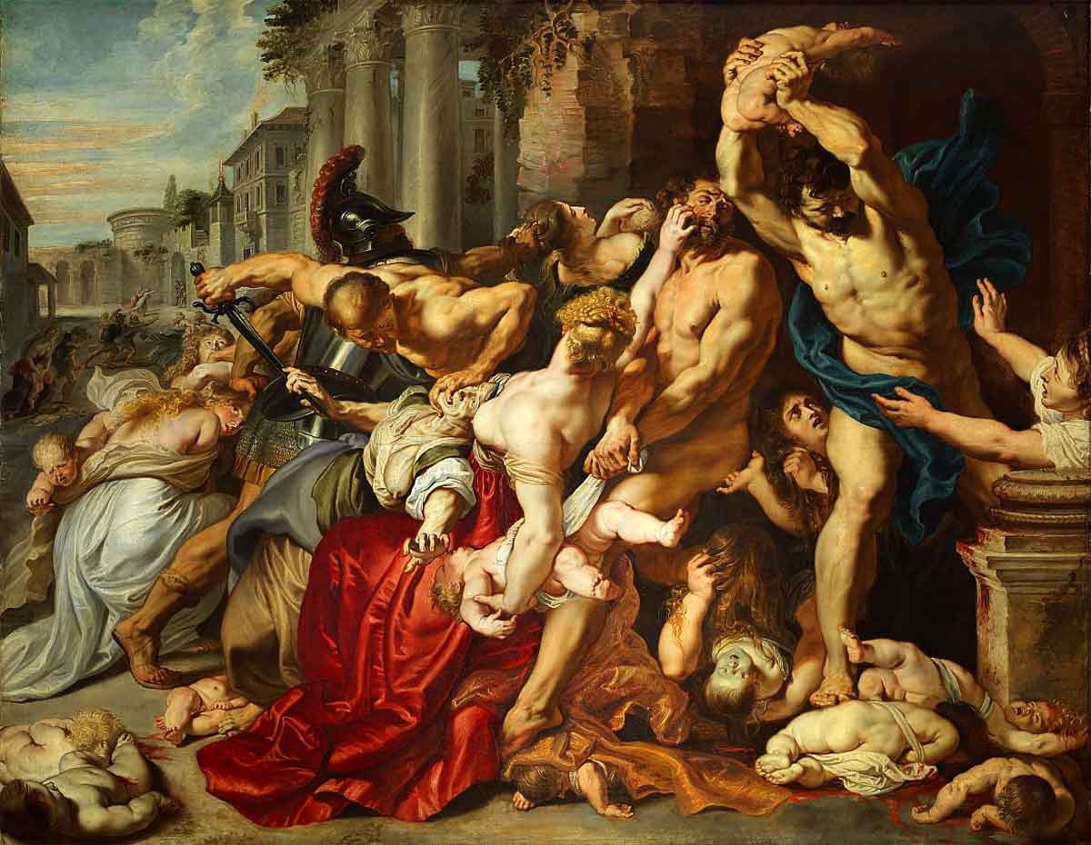 fantastic fantasy art rubens massacre innocents