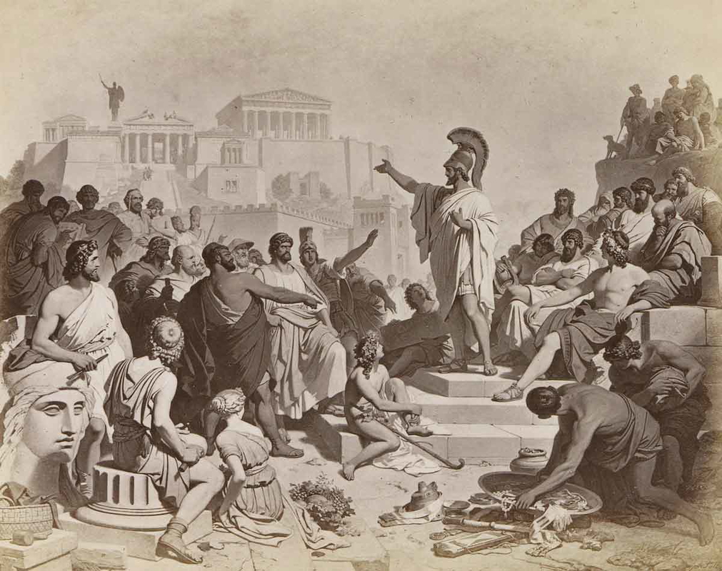 foltz pericles funeral oration engraving ancient world