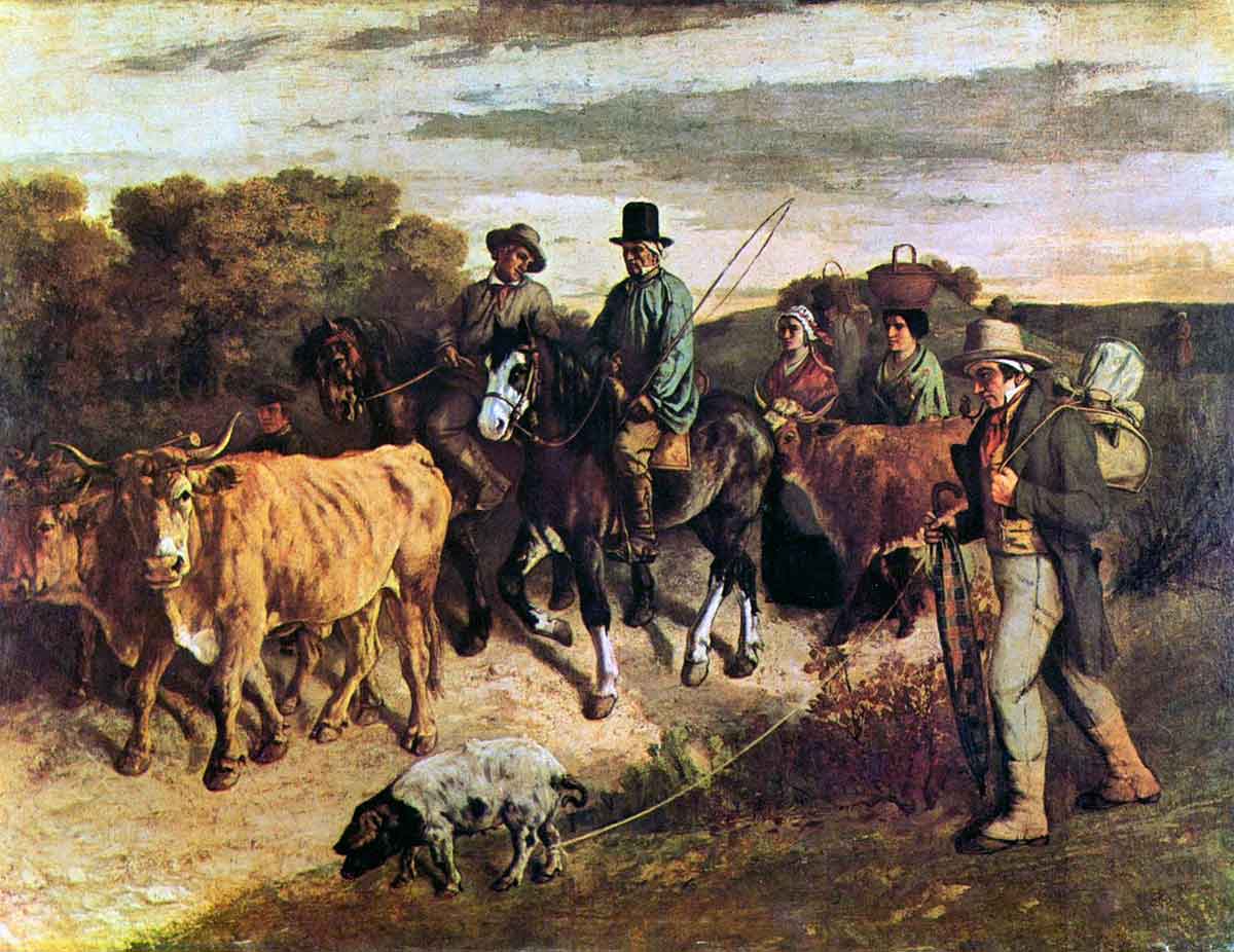 gustave courbet peasants