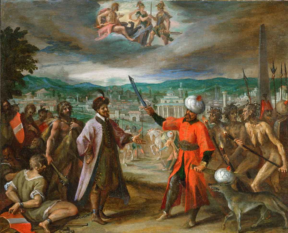 hans von aachen allegory turkish war
