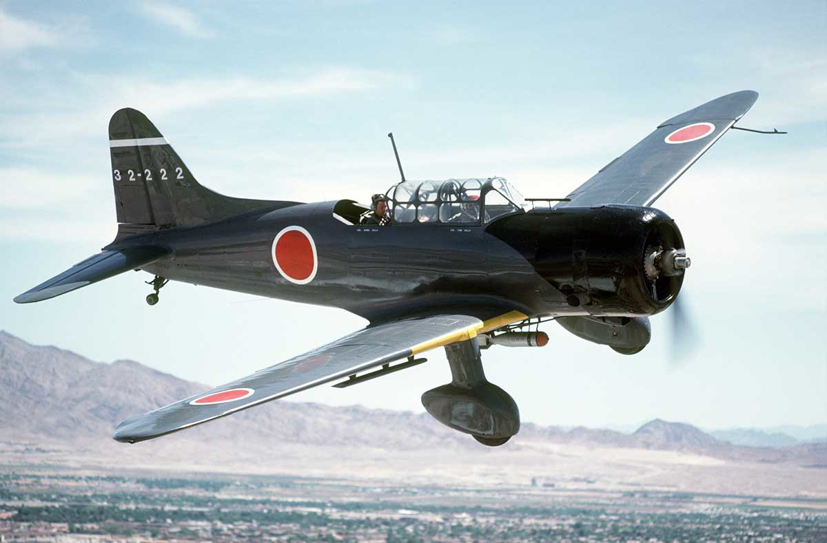 japanese aircraft coral sea Aichi dive bomber