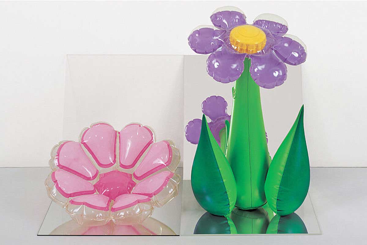 jeff koons inflatable flowers