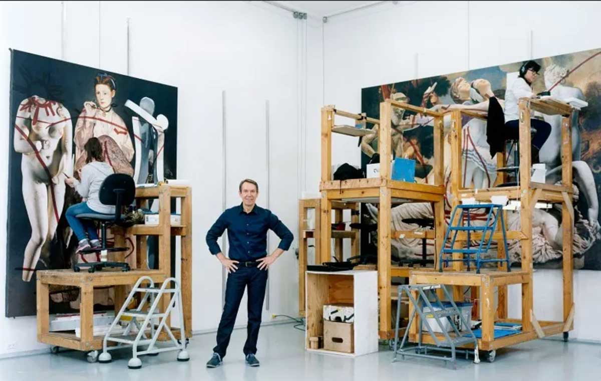 jeff koons studio