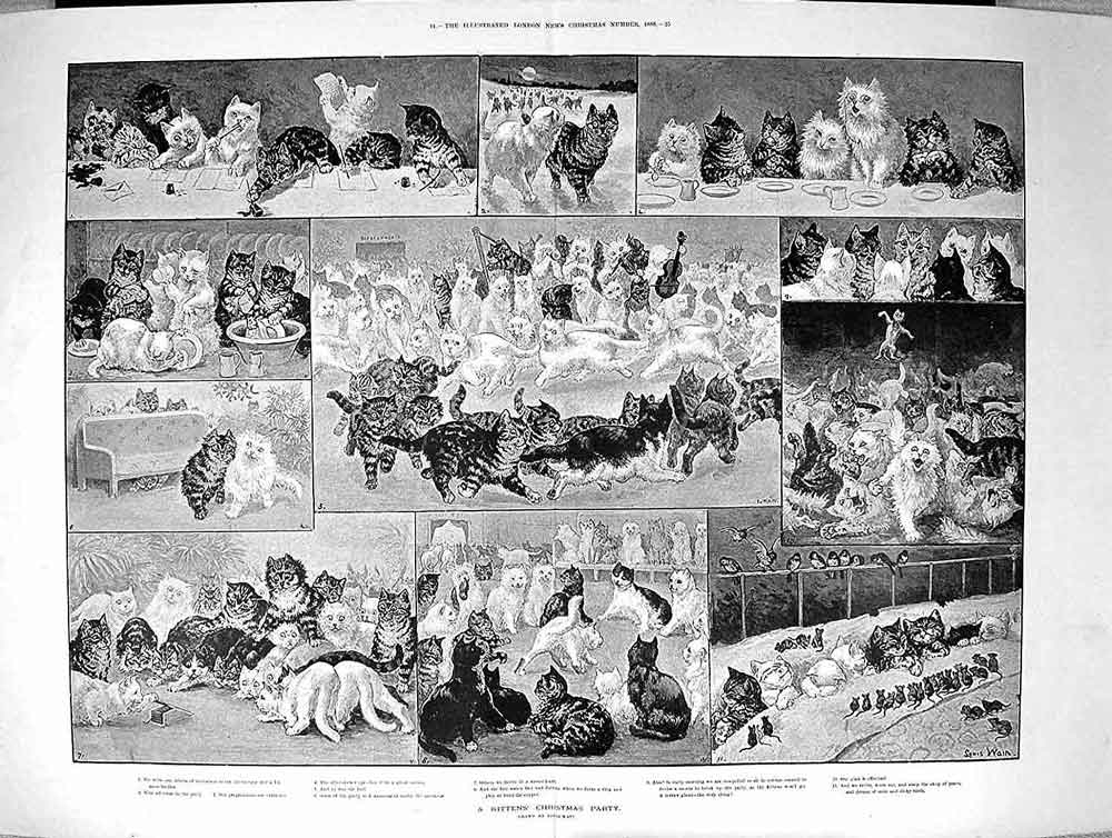 kitten_s christmas party 1886