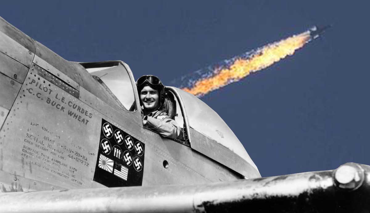 louis curdes american pilot shot down american plane