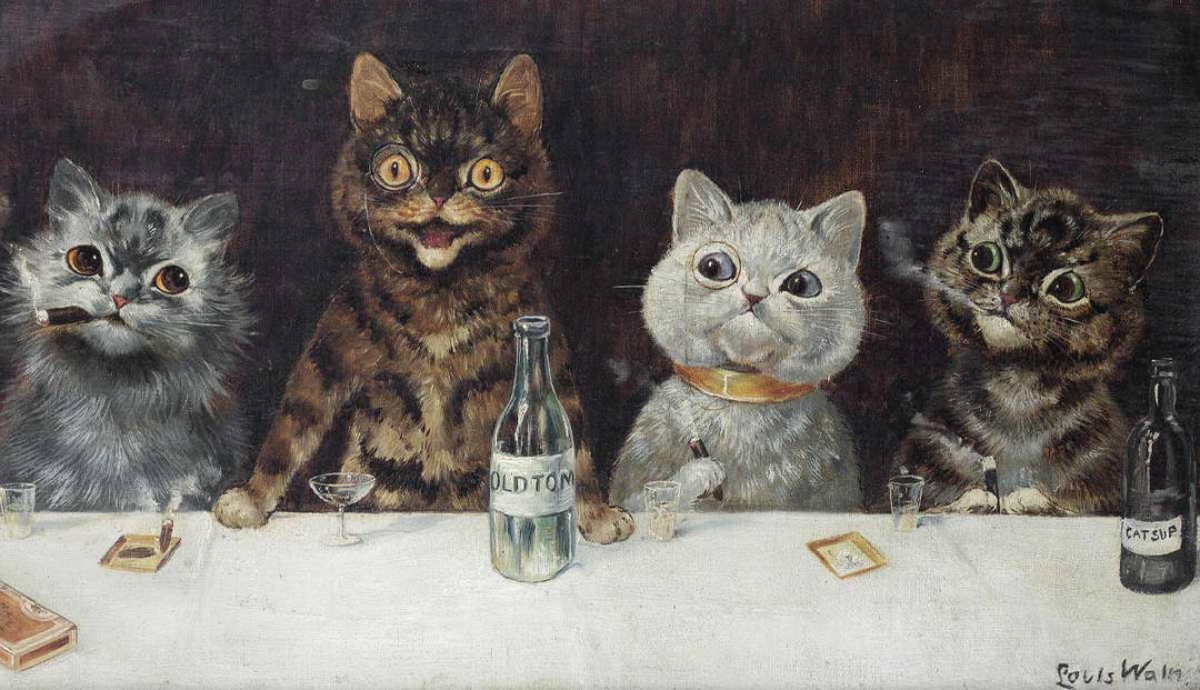Louis Wain s Art: From Cats and Ceramics to More Cats Louis Wain s Art: From Cats and Ceramics to More Cats