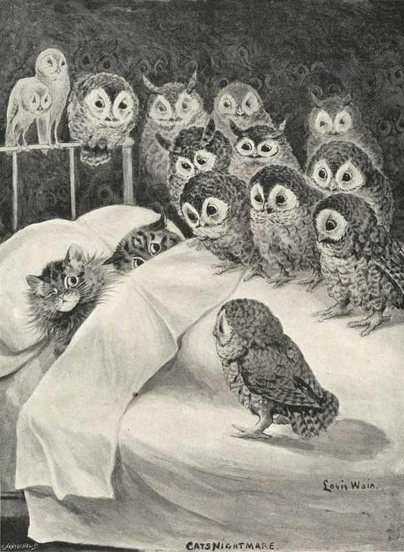 louis wain cat_s nightmare