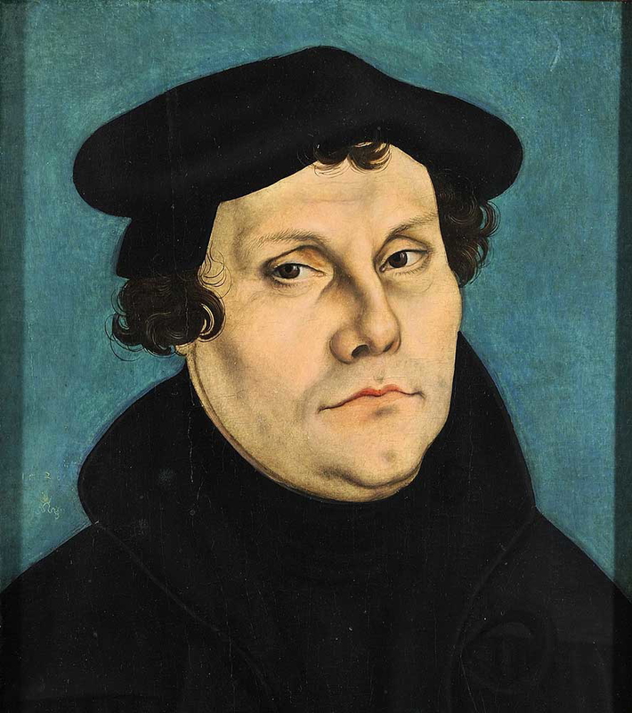 martin luther lucas cranach painting