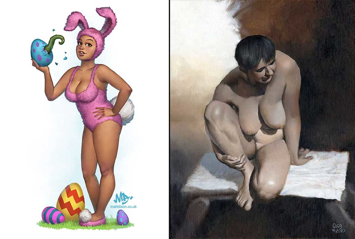 matt dixon shell shock richard corben fantasy art