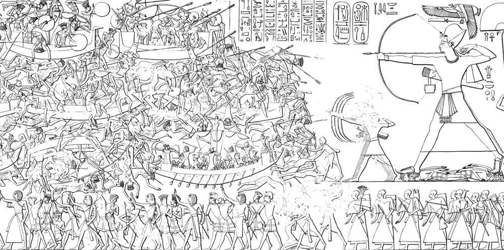 medinet habu ramses iii temple inscription