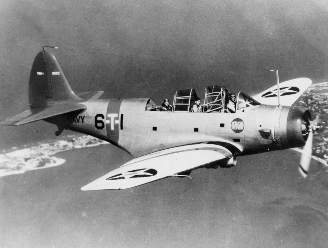 navy aircraft battle Douglas TBD Devastator torpedo bomber