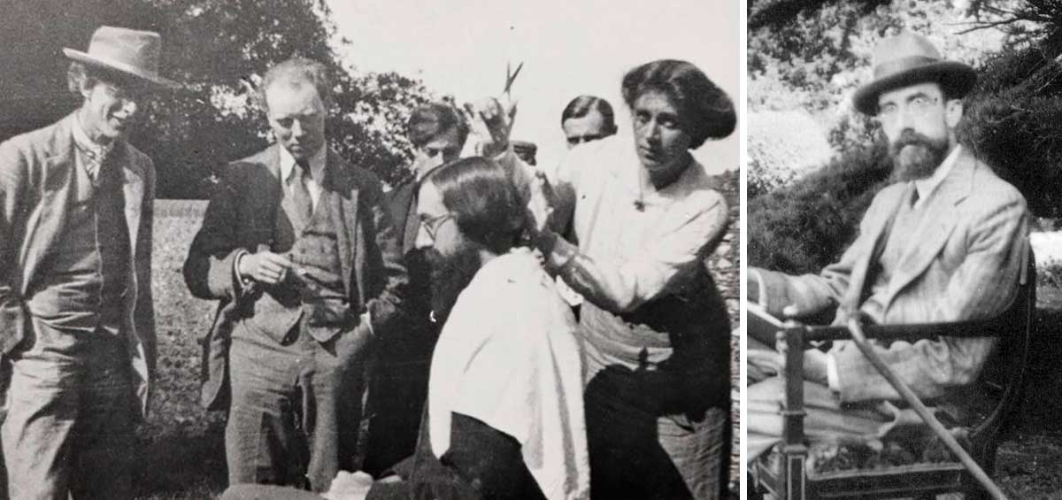 photo of roger fry clive bell duncan grant strachey sydney turner vanessa bell