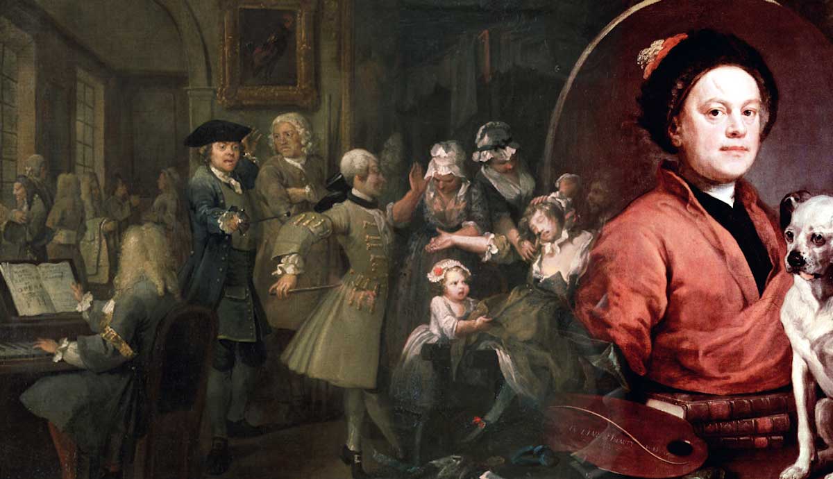 rakes progress by william hogarth