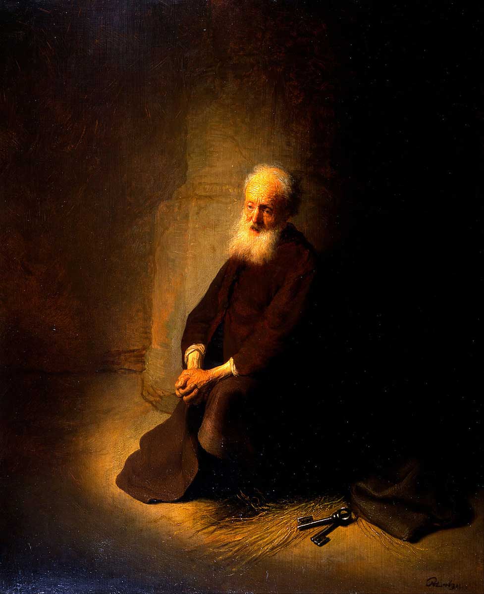 rembrandt st peter prison