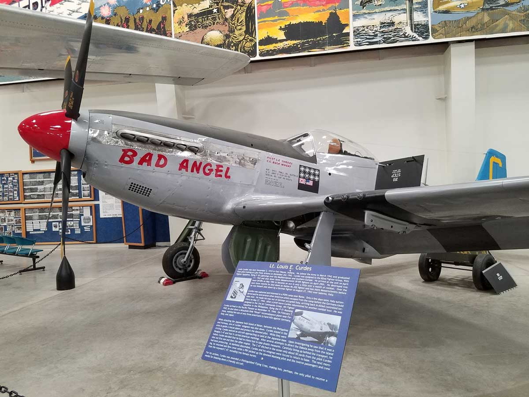 replica p51 bad angel wwii museum photo