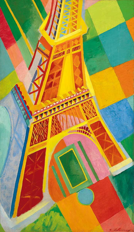eiffel tower robert delaunay painting
