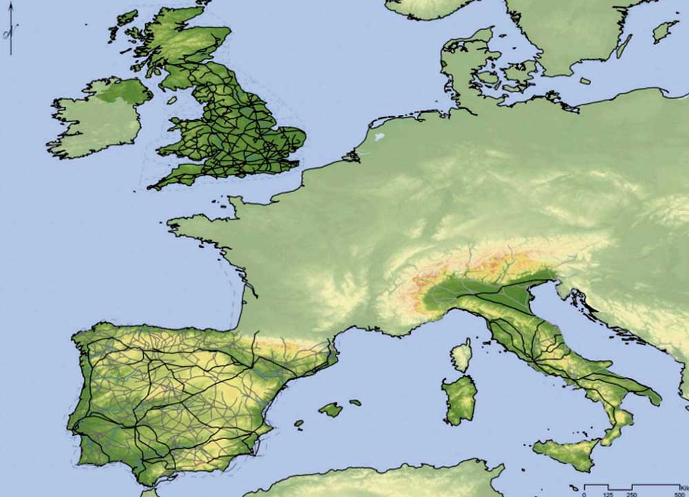 roman province road analysis