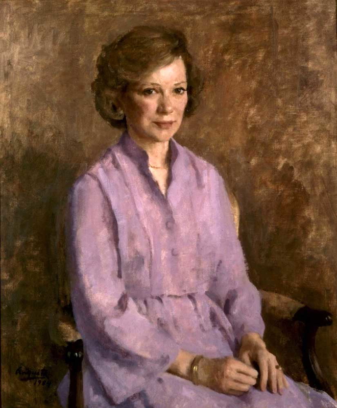 rosalynn carter official portrait