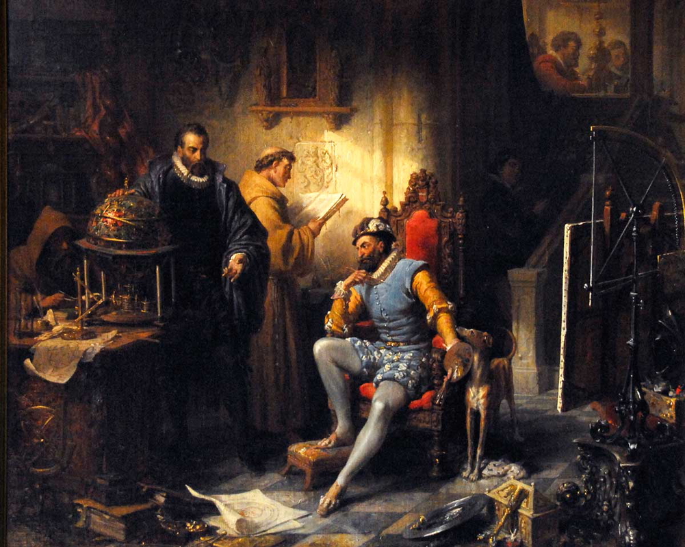 rudolph ii and tycho brahe in prague