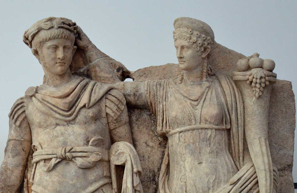 sebasteion nero agrippina aphrodisias statue