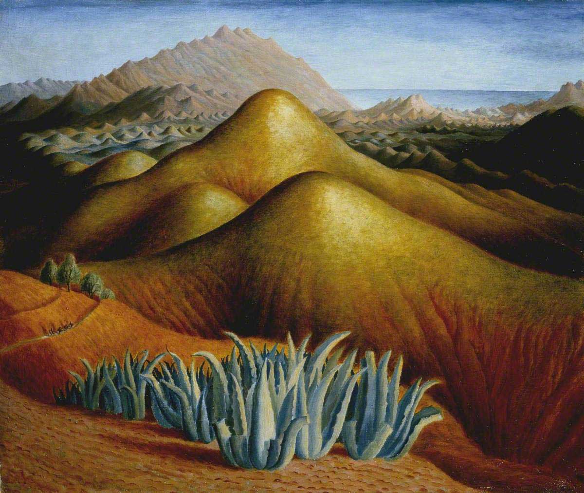 spanish landscape mountains dora carrington