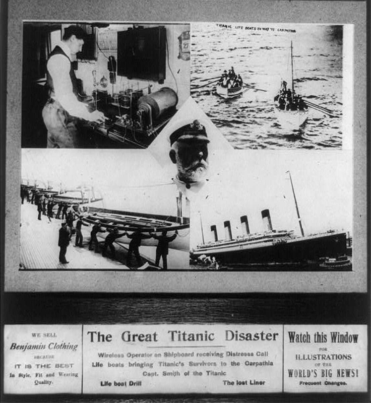 the great titanic disaster photography