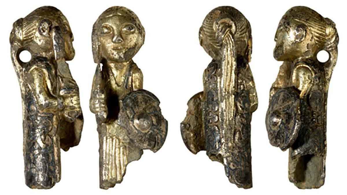 viking women warrior figurine