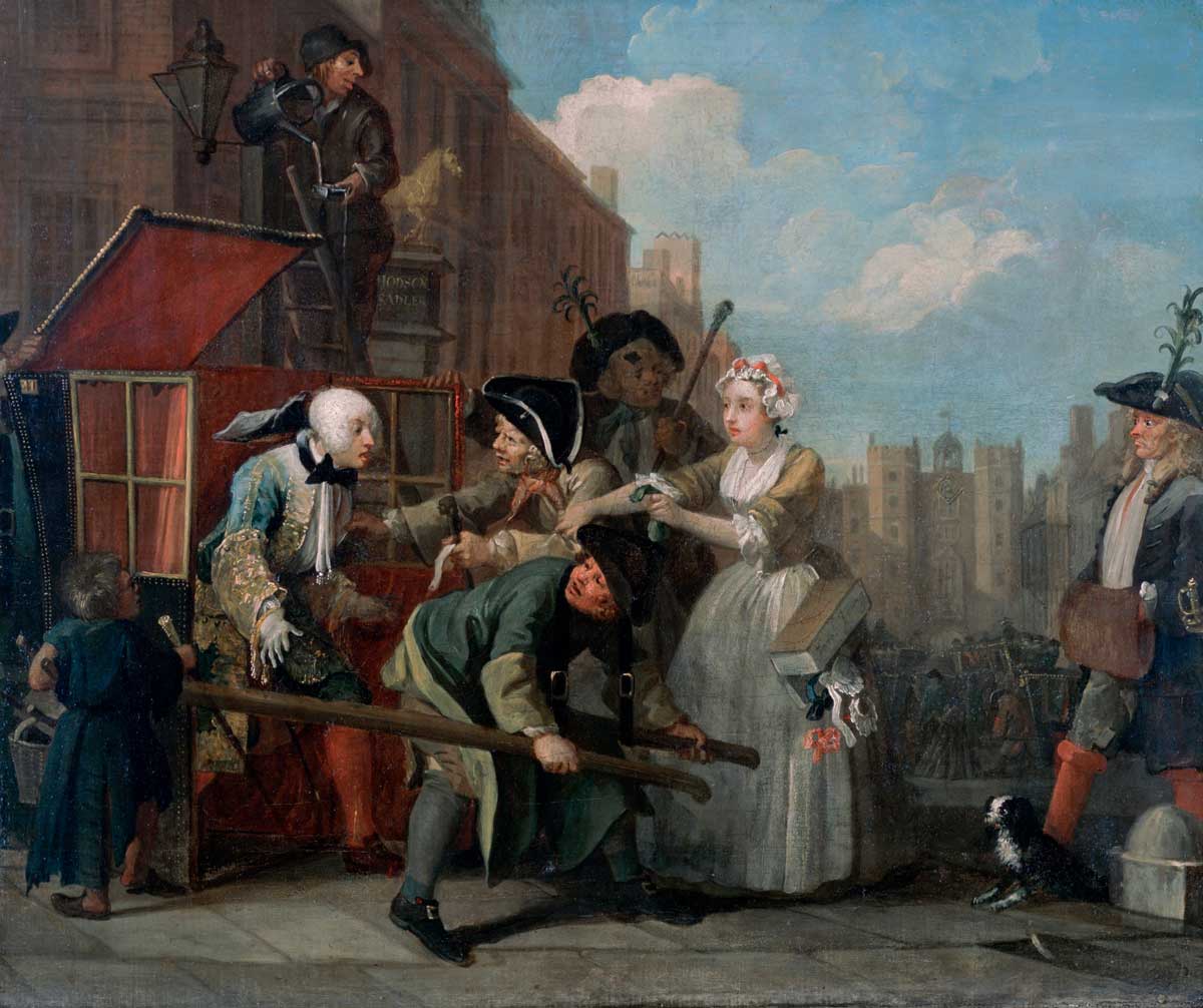 william hogarth rake_s progress arrest