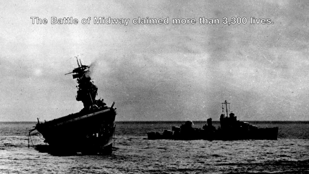 yorktown sunk midway battle