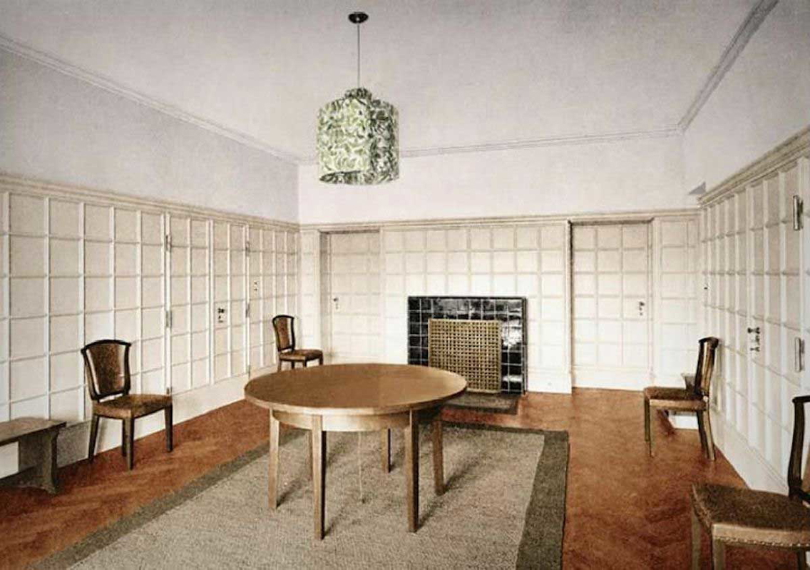 1907 riehl house interior