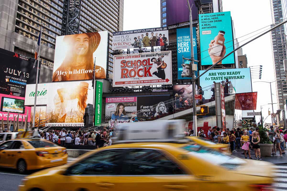 Timesquare Billboard, NYC